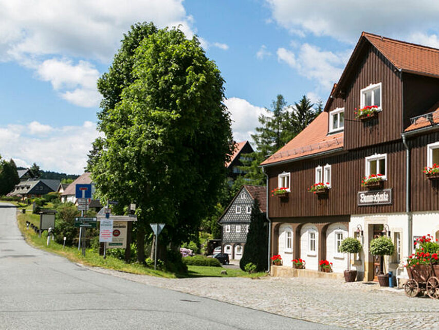 Gasthaus in Jonsdorf in Umgebinde-Bauweise
